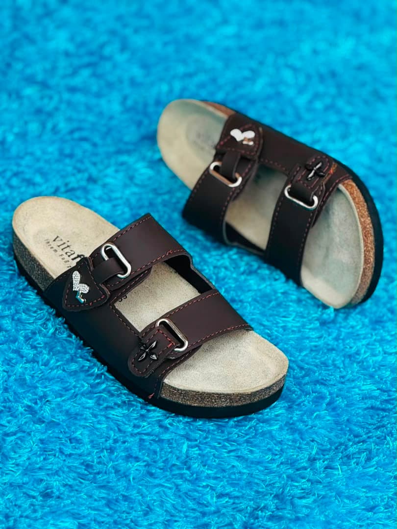 Double Strap Cork Slide